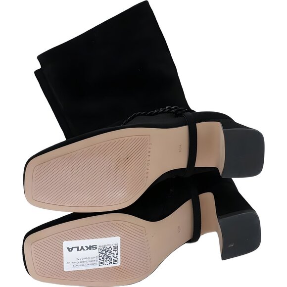 Sanctuary Electric Knee High Suede Boots Black Women's US 8.5M - Picture 6 of 6